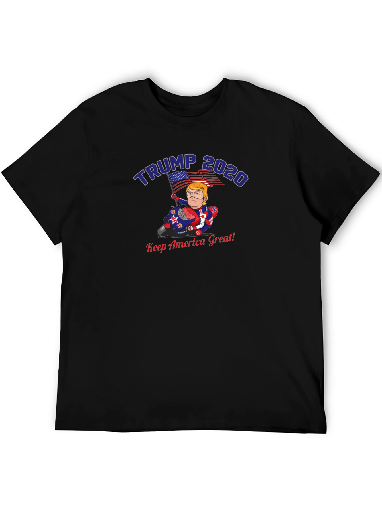 Trump 2020 Biker T-Shirt - Keep America Great!