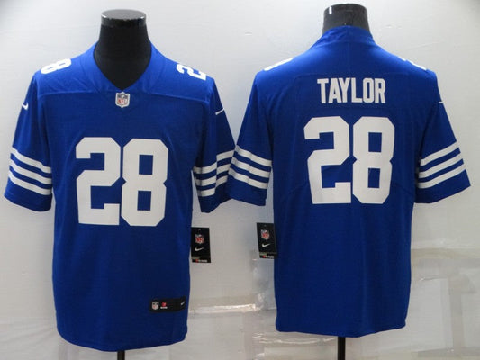 Men's Indianapolis Colts Jonathan Taylor #28 Blue Game Player Jerseys
