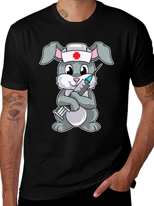 Nurse Bunny Graphic T-Shirt