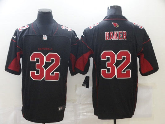 Men's Arizona Cardinals Budda Baker #32 Black Game Jerseys