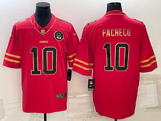 Men's Kansas City Chiefs Isiah Pacheco #10 Red Player Jerseys