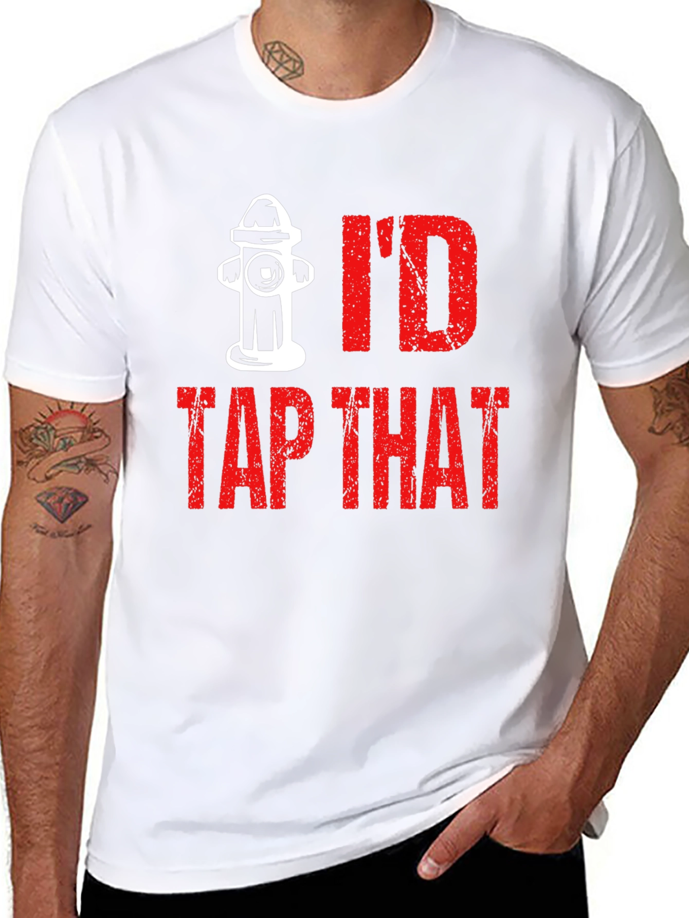 Id Tap That Novelty Graphic Tee