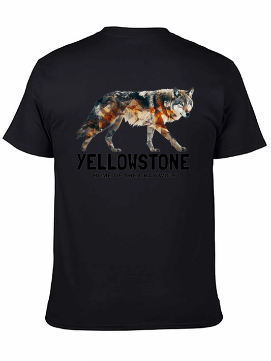 Yellowstone Wolf Graphic Tee - Nature Inspired Design