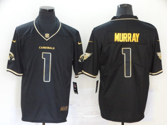 Men's Arizona Cardinals #1 Kyler Murray Black Player Game Jerseys