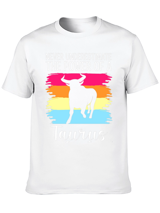Taurus Zodiac T-Shirt - Never Underestimate The Power