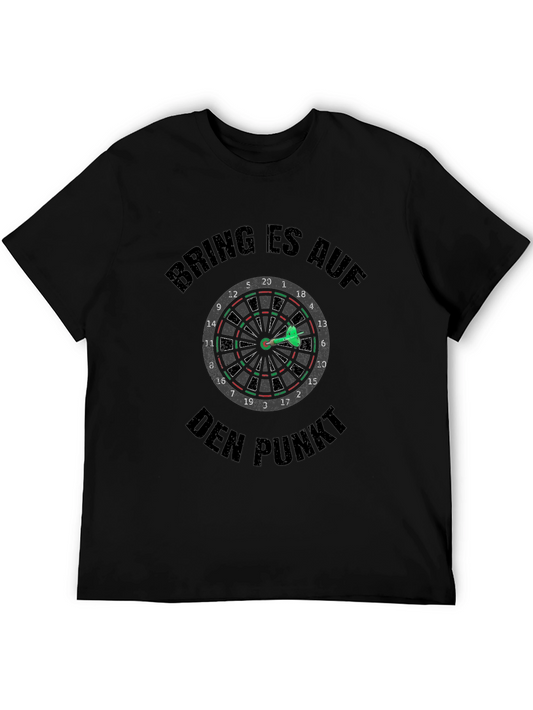 Darts T-Shirt - Bring Es Auf Den Punkt