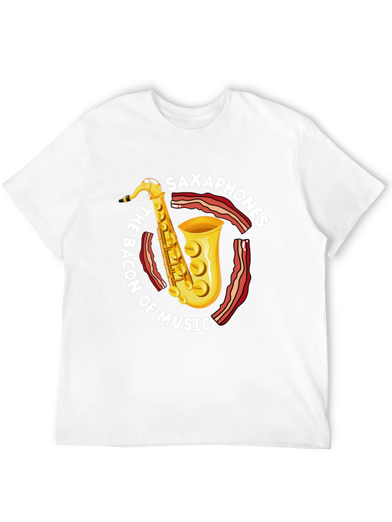 Saxophone & Bacon Music Lover T-Shirt