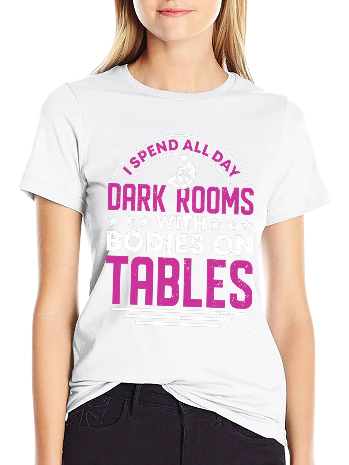 Massage Therapist T-Shirt - Dark Rooms Bodies On Tables