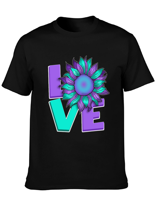 Love Sunflower Graphic T-Shirt