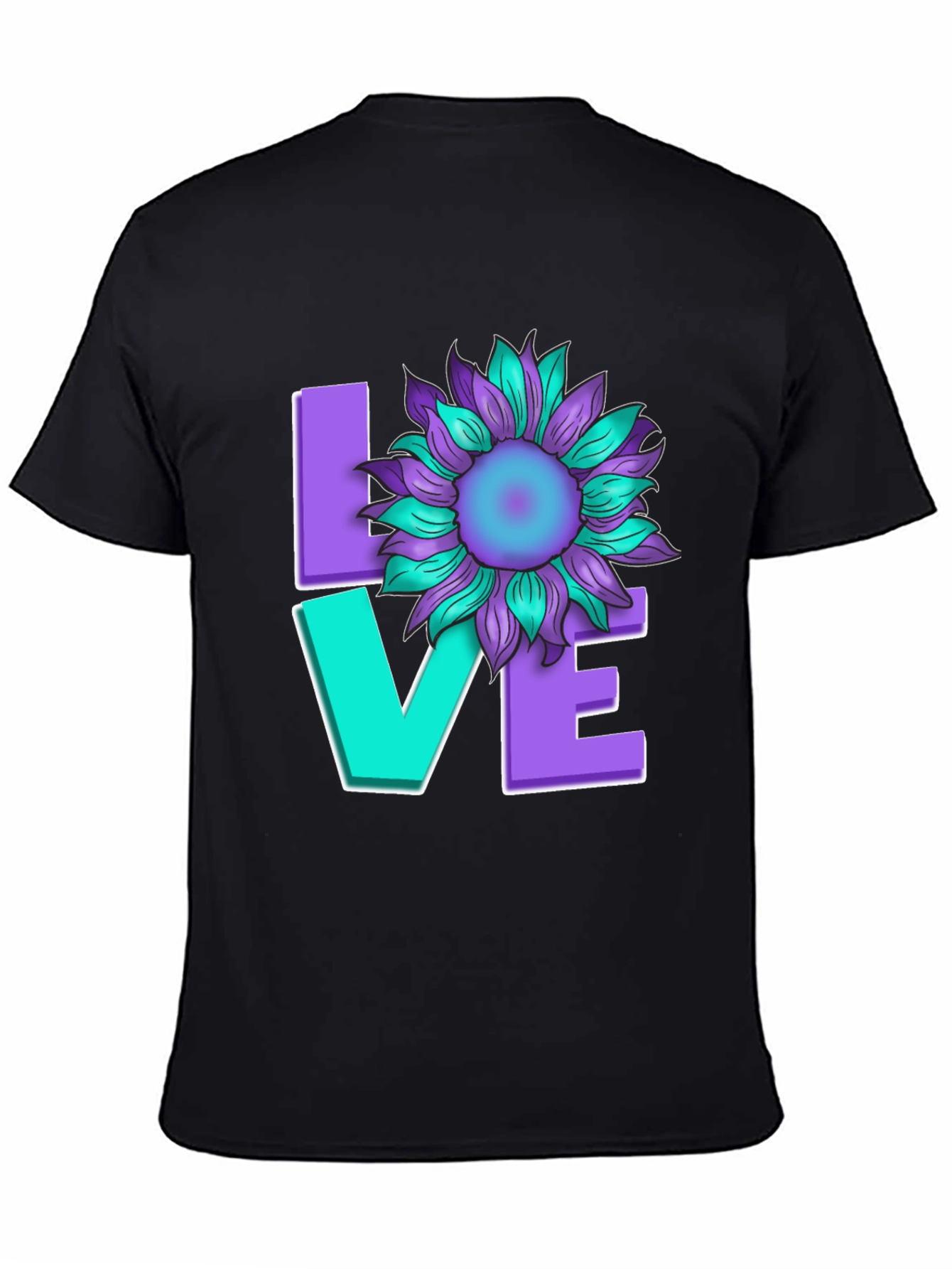 Love Sunflower Graphic T-Shirt