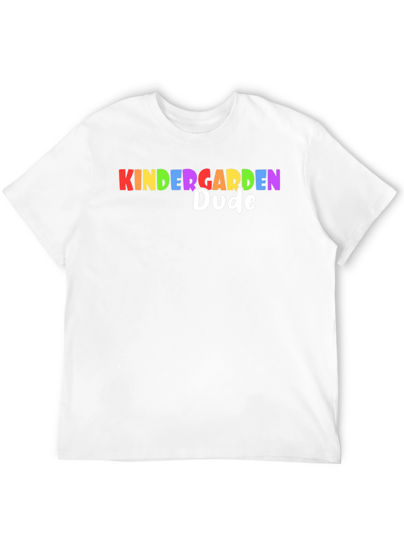 Kindergarten Dude Rainbow T-Shirt