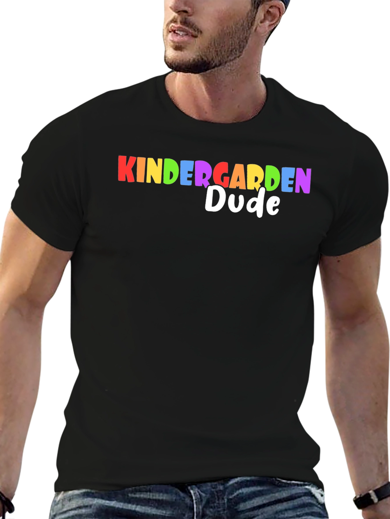 Kindergarten Dude Rainbow T-Shirt