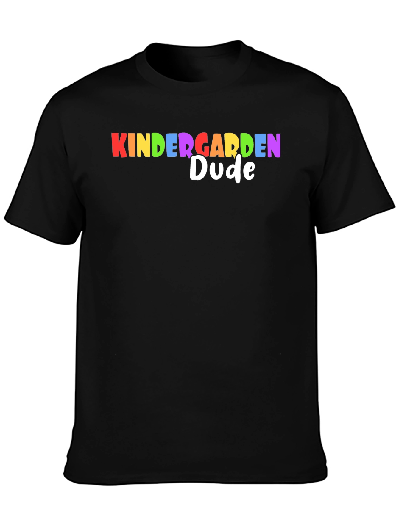 Kindergarten Dude Rainbow T-Shirt