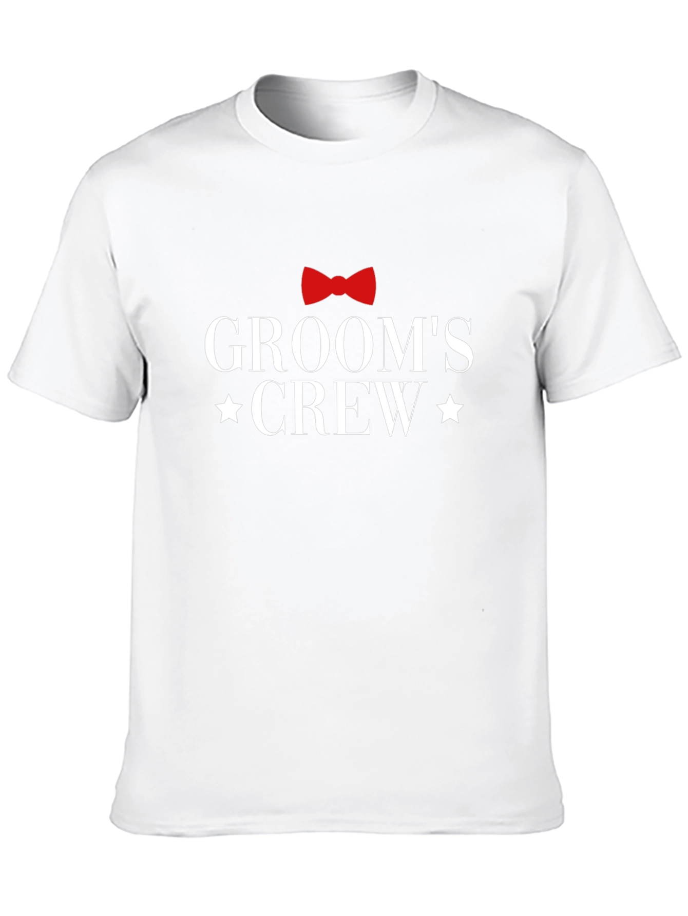 Grooms Crew Black T-Shirt