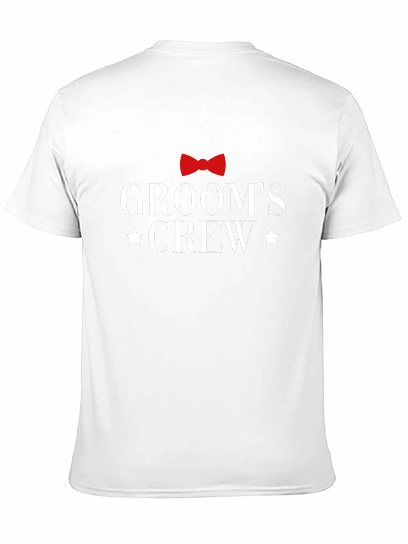 Grooms Crew Black T-Shirt