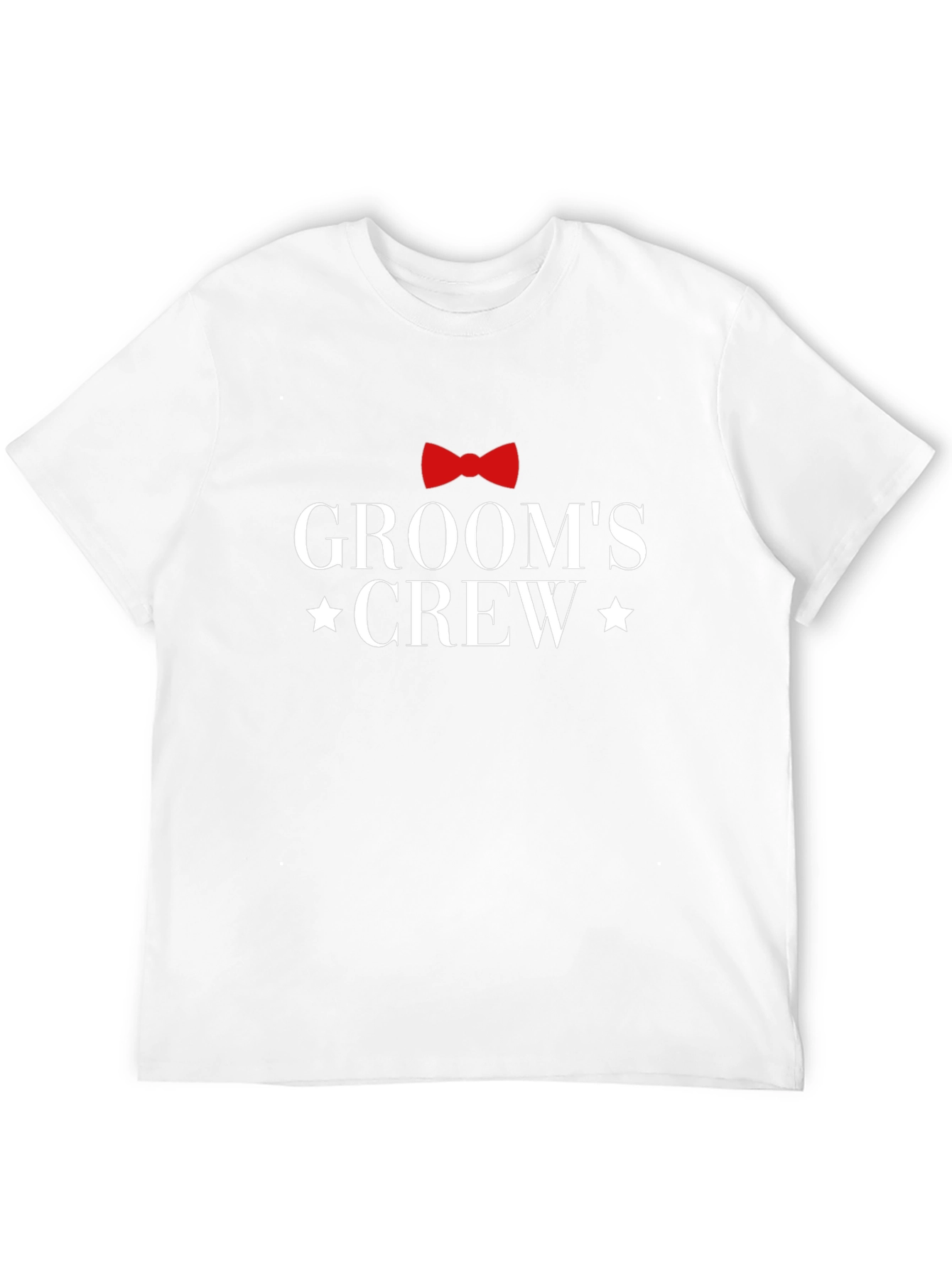 Grooms Crew Black T-Shirt