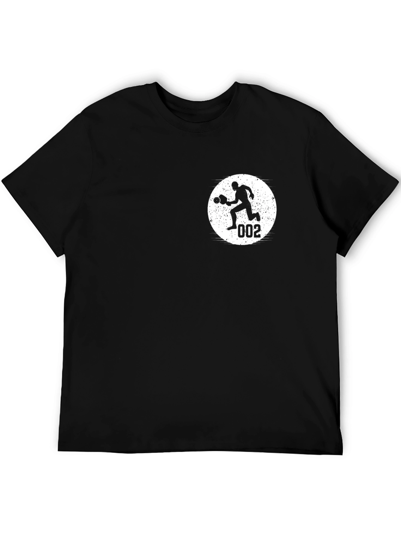 Pickleball Player Black T-Shirt