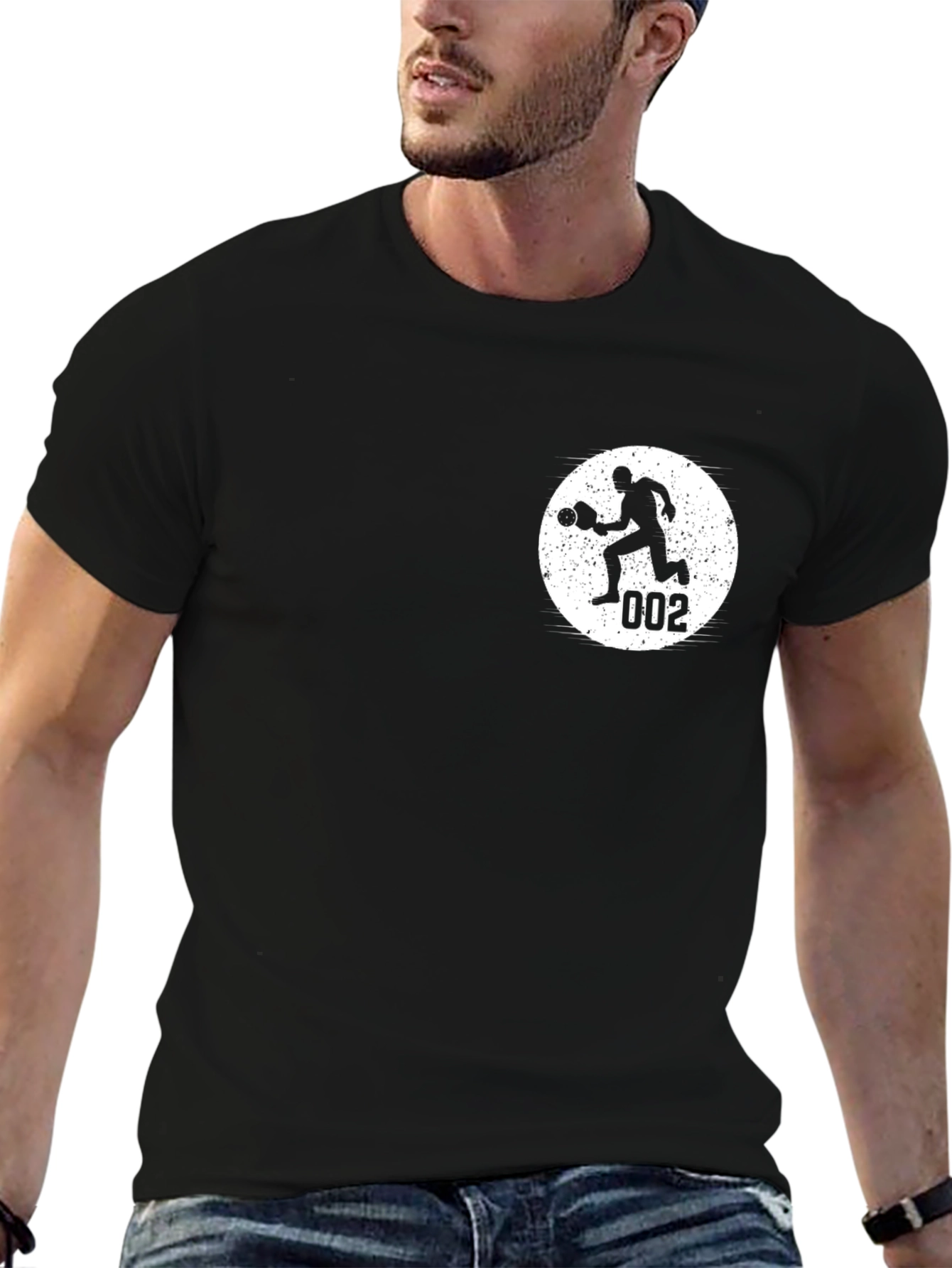 Pickleball Player Black T-Shirt