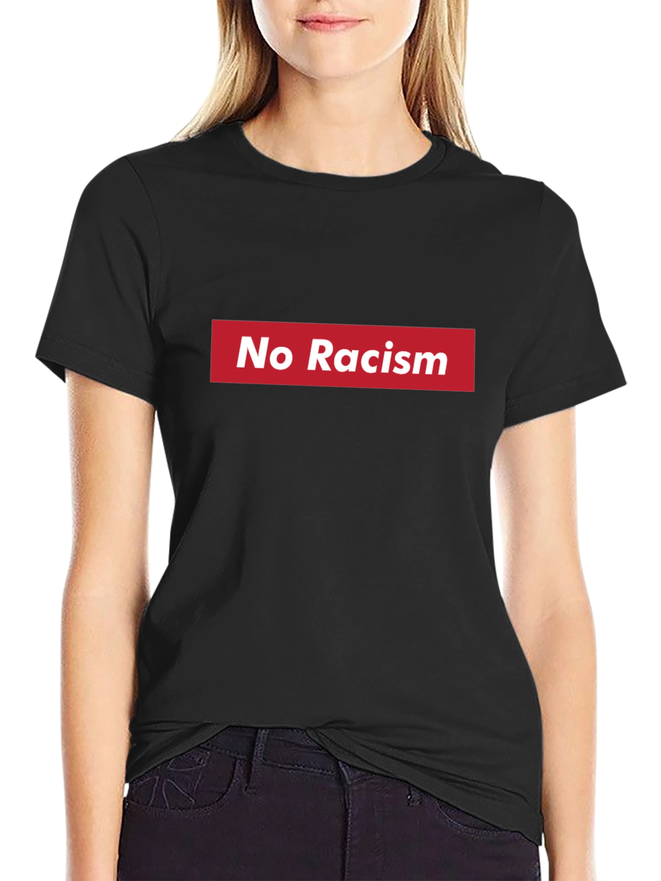 No Racism T-Shirt - Black