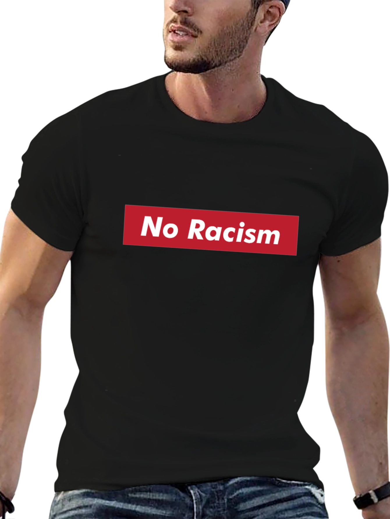 No Racism T-Shirt - Black