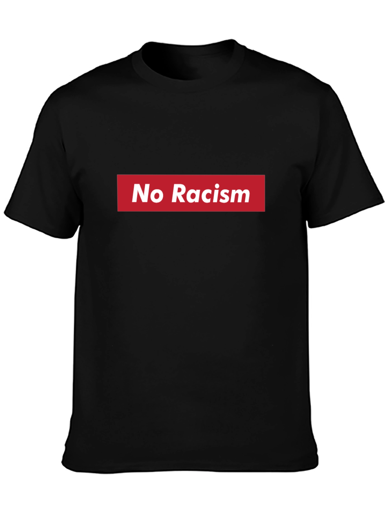 No Racism T-Shirt - Black