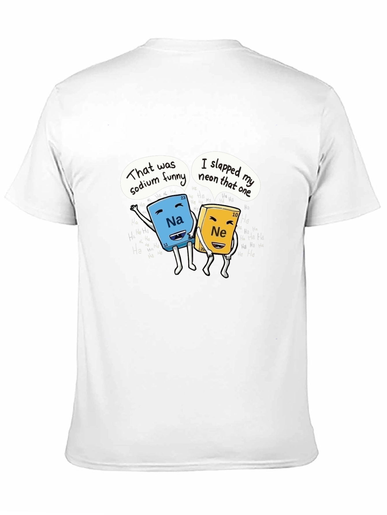 Funny Chemistry T-Shirt Sodium and Neon Joke Shirt