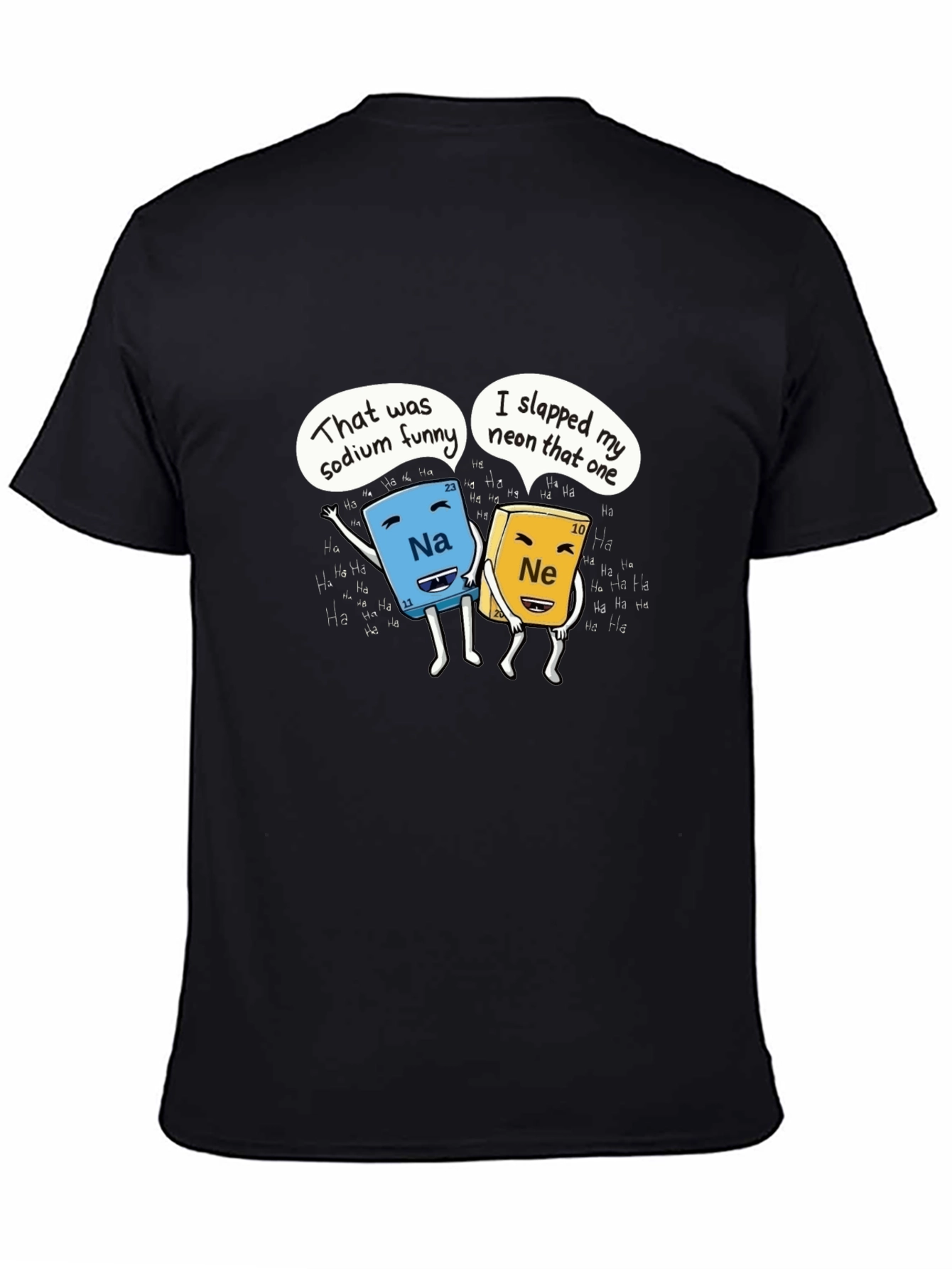 Funny Chemistry T-Shirt Sodium and Neon Joke Shirt