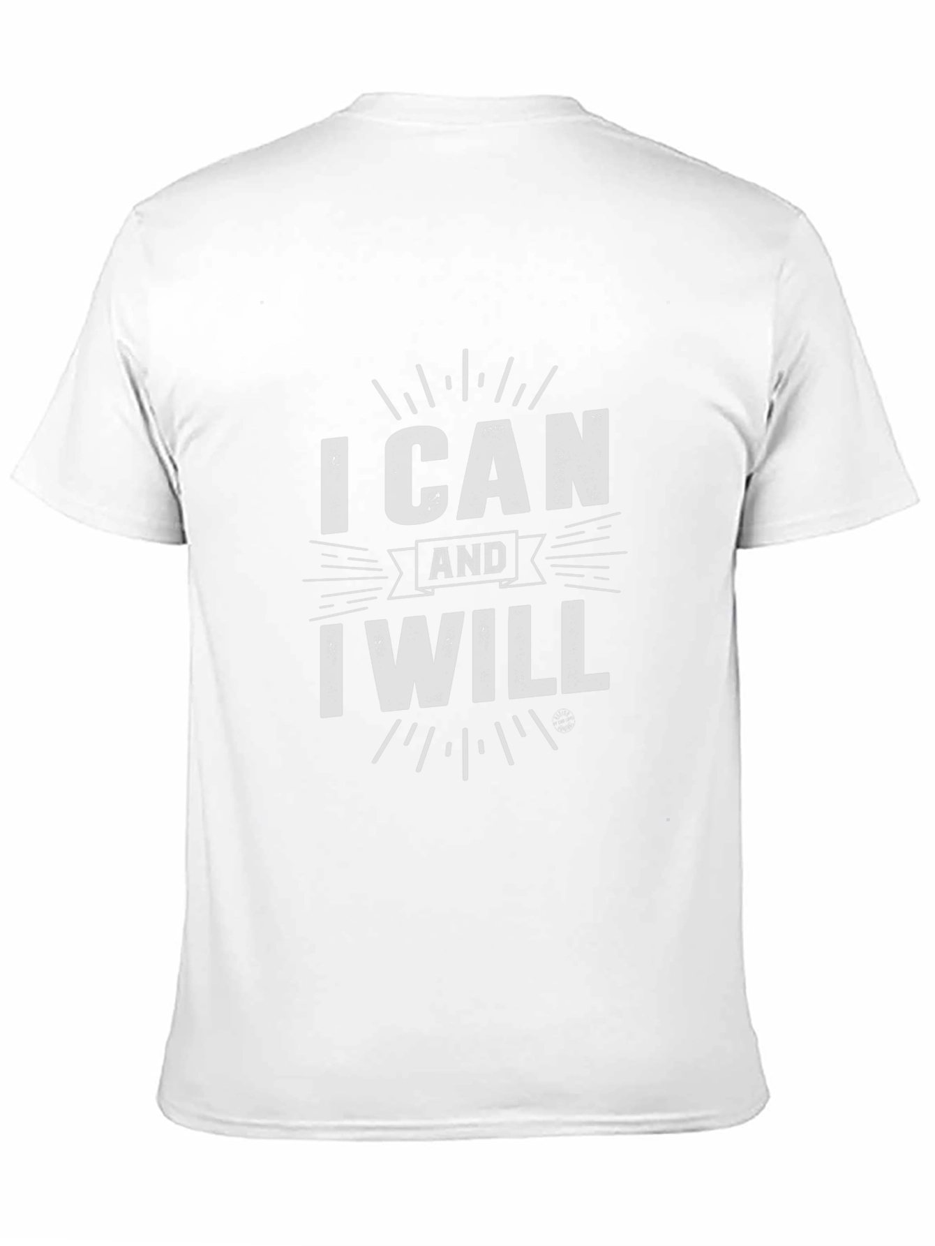 I Can and I Will Graphic Print Tee