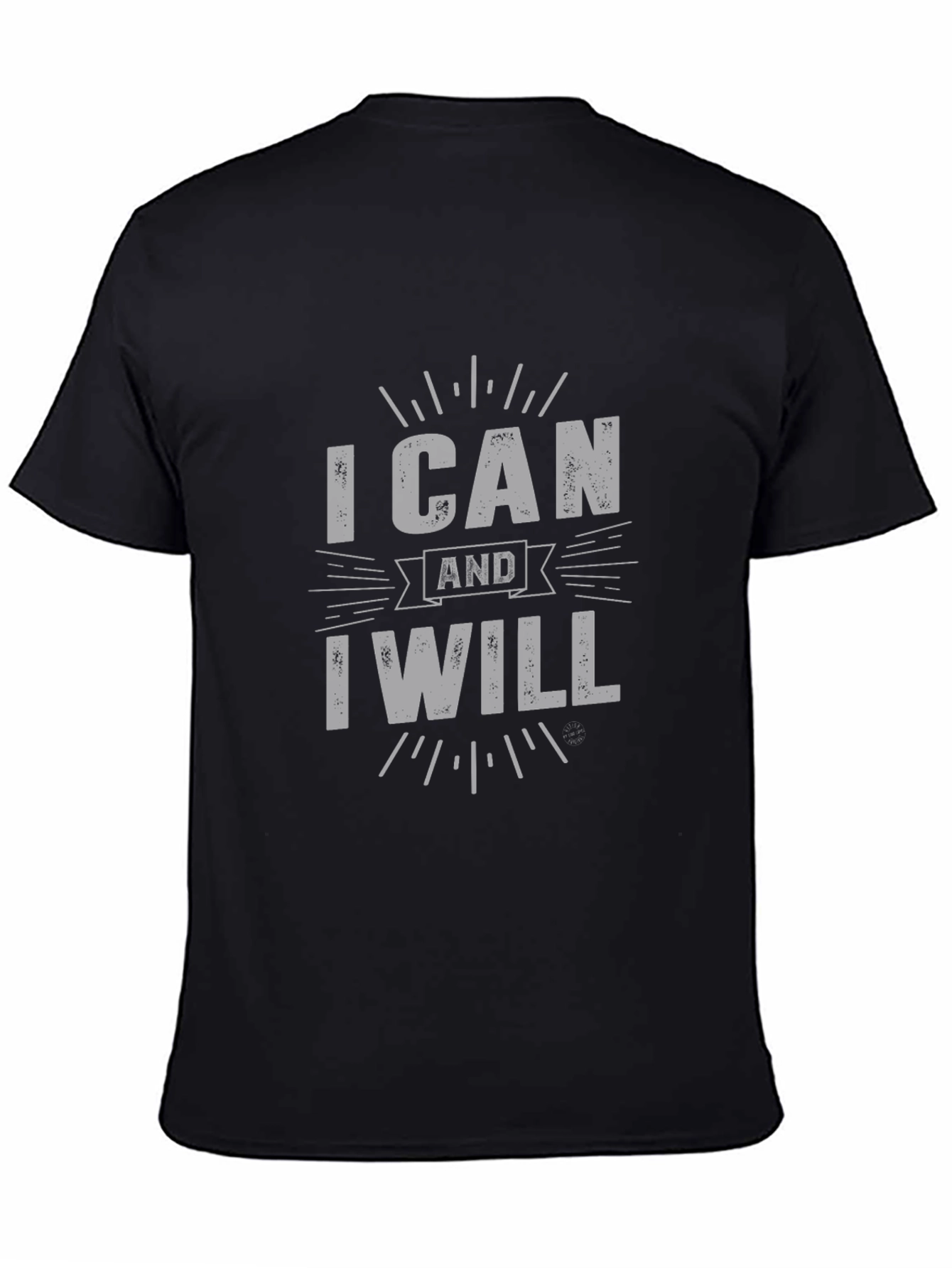 I Can and I Will Graphic Print Tee
