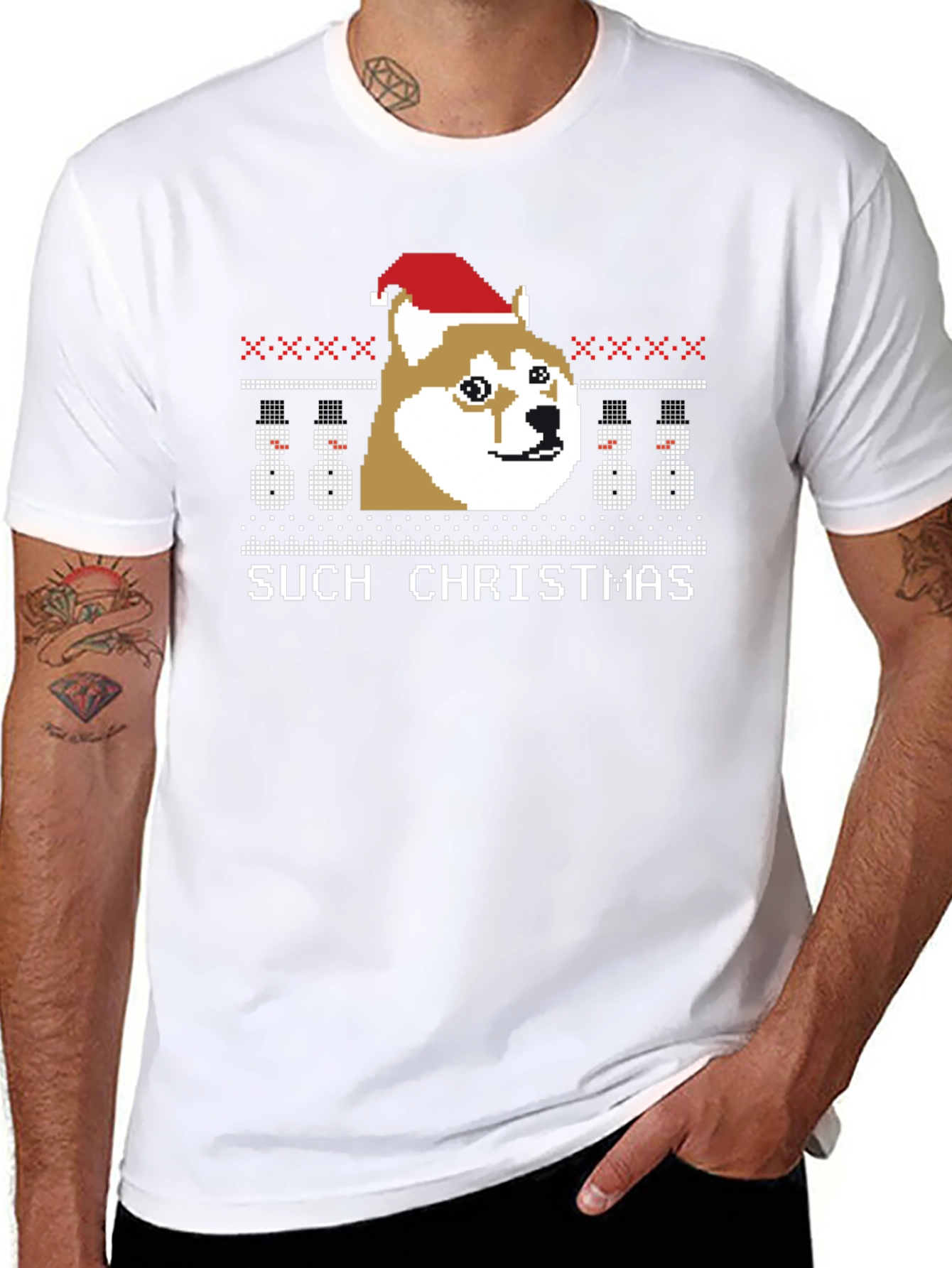 Such Christmas Doge Ugly Christmas Sweater T-Shirt