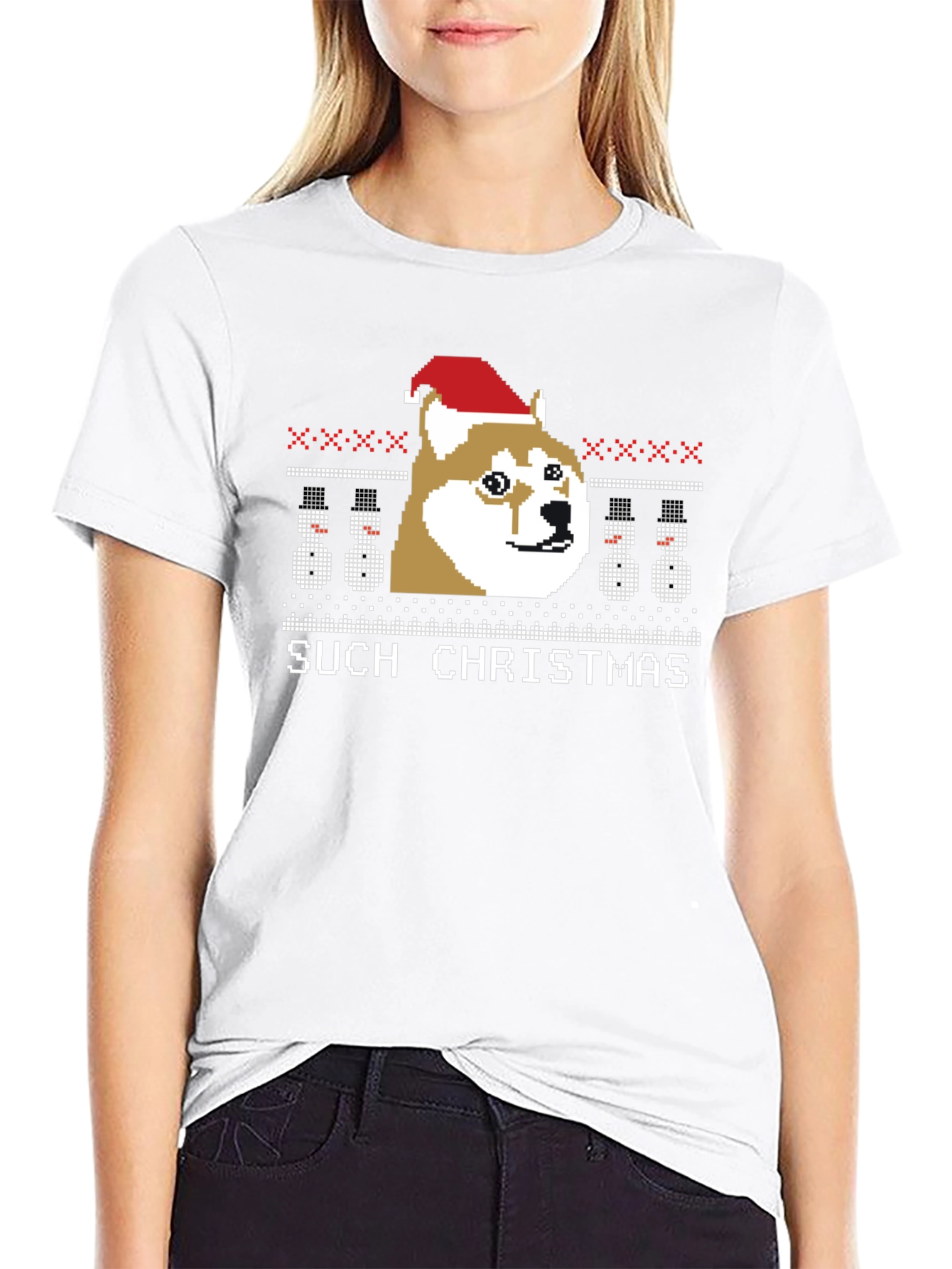 Such Christmas Doge Ugly Christmas Sweater T-Shirt