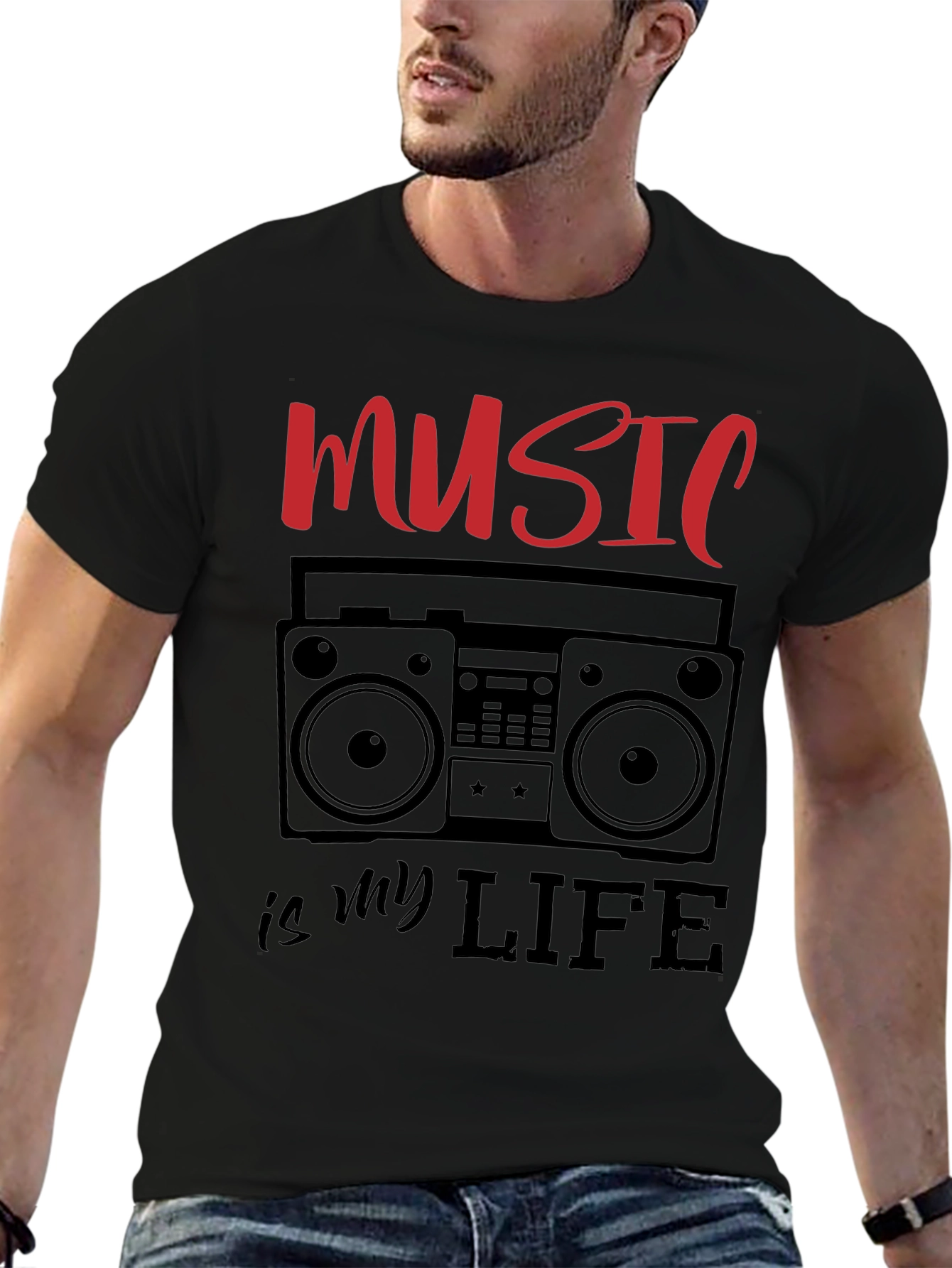 Music is My Life Graphic Tee