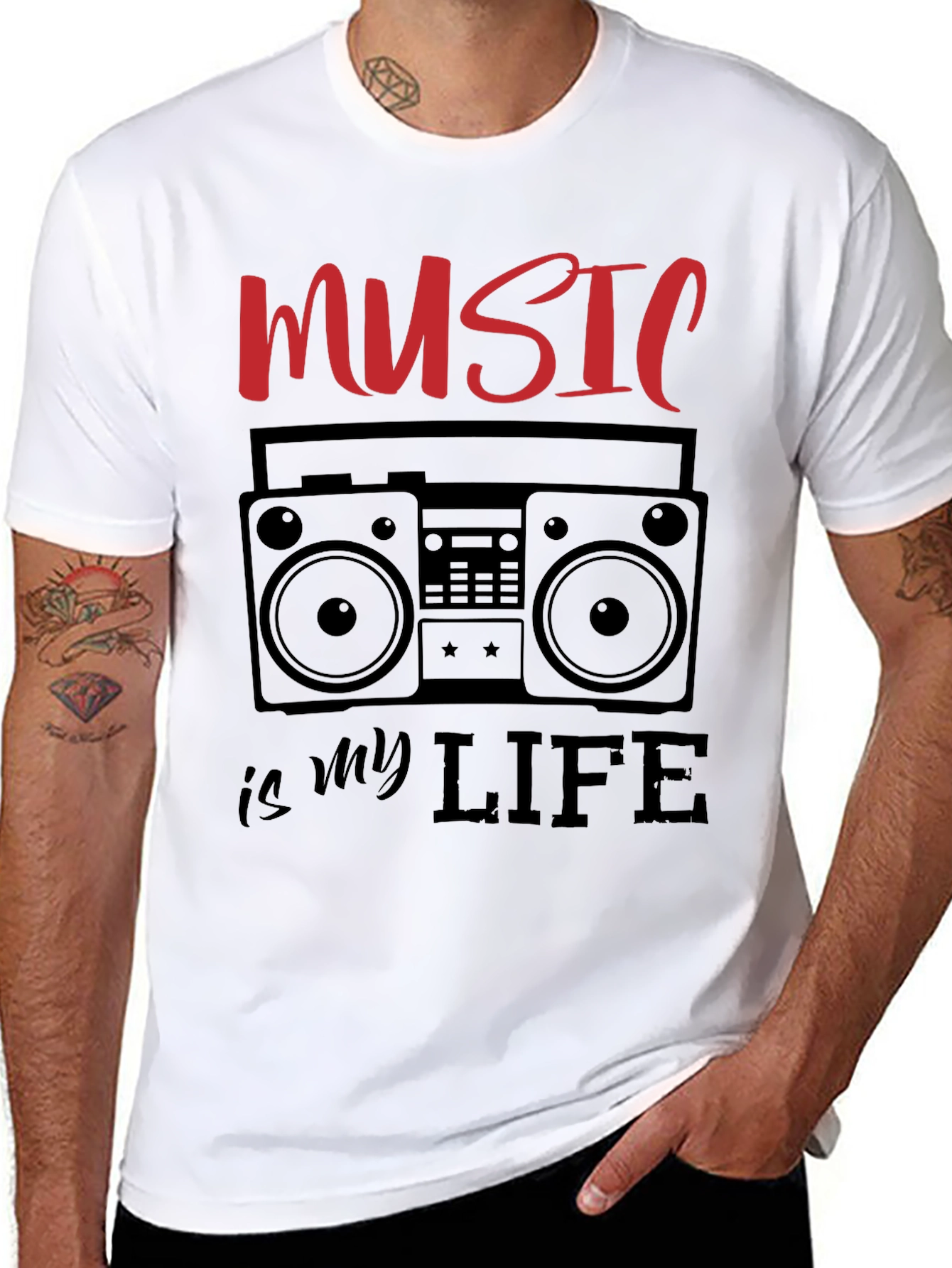 Music is My Life Graphic Tee