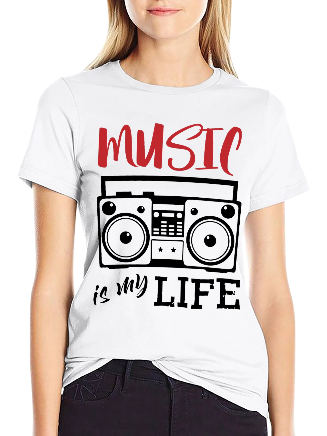 Music is My Life Graphic Tee