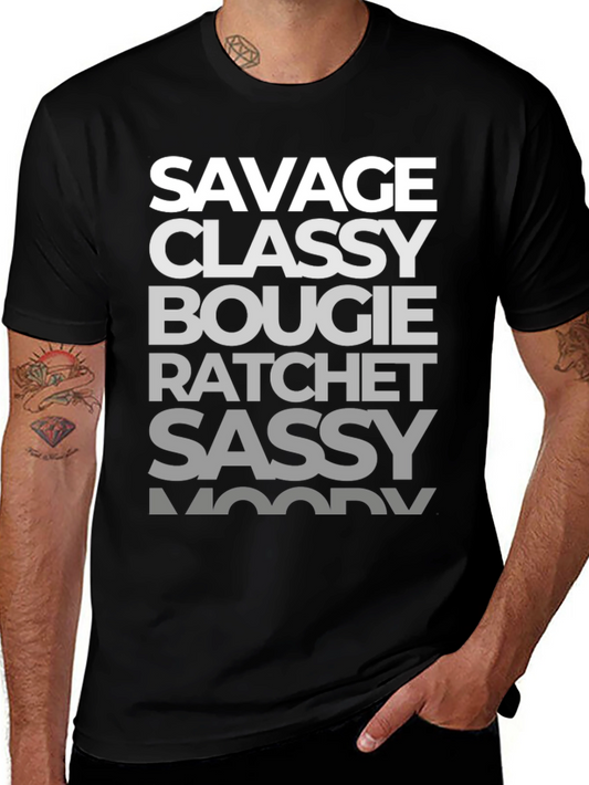 Savage Classy Bougie T-Shirt - Black