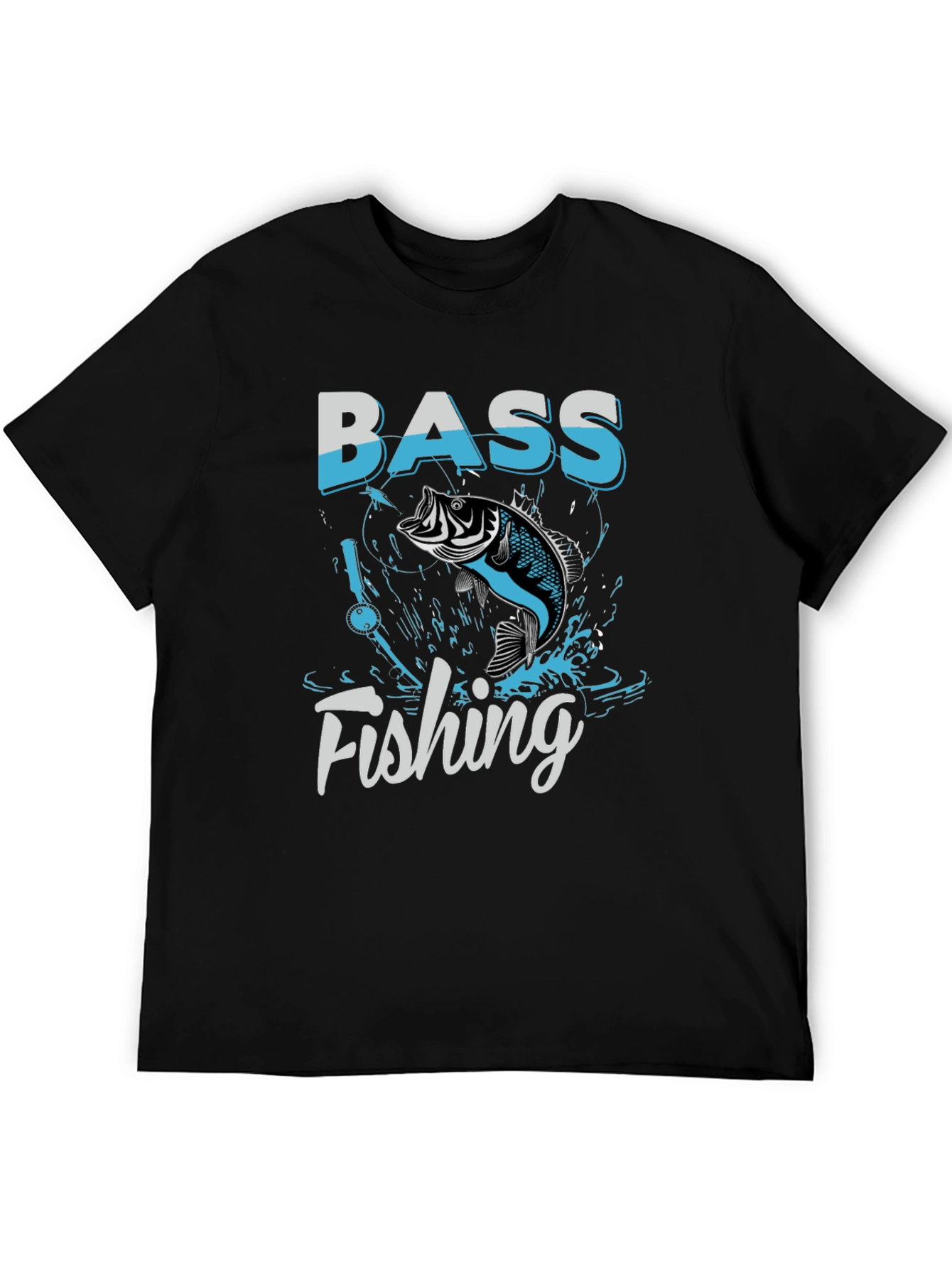 Bass Fishing Graphic T-Shirt - Angler Tee