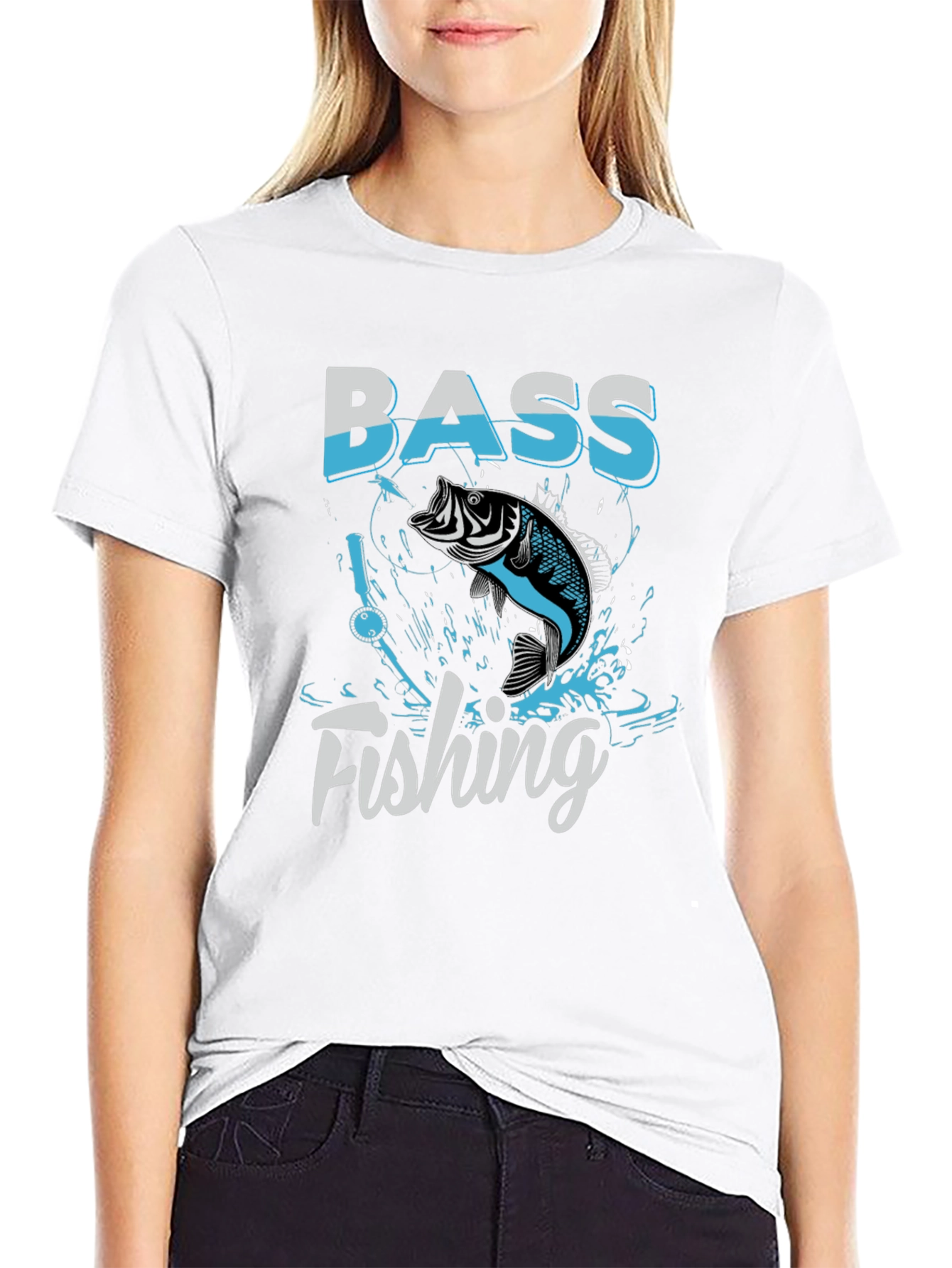Bass Fishing Graphic T-Shirt - Angler Tee