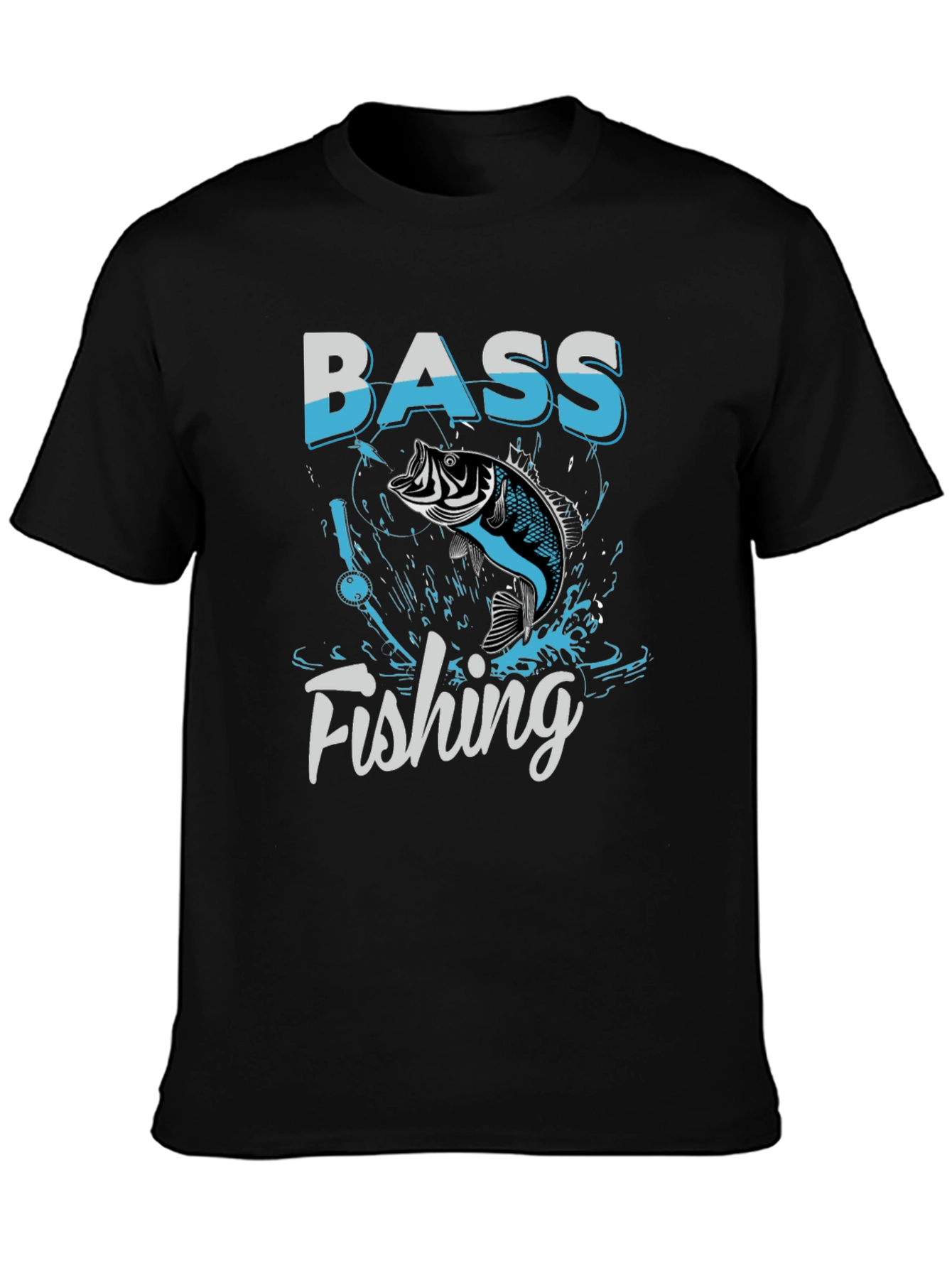 Bass Fishing Graphic T-Shirt - Angler Tee