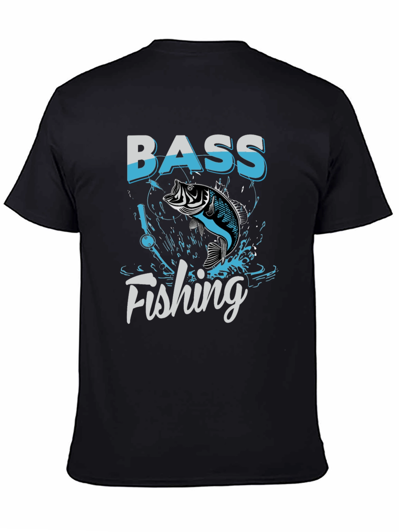 Bass Fishing Graphic T-Shirt - Angler Tee