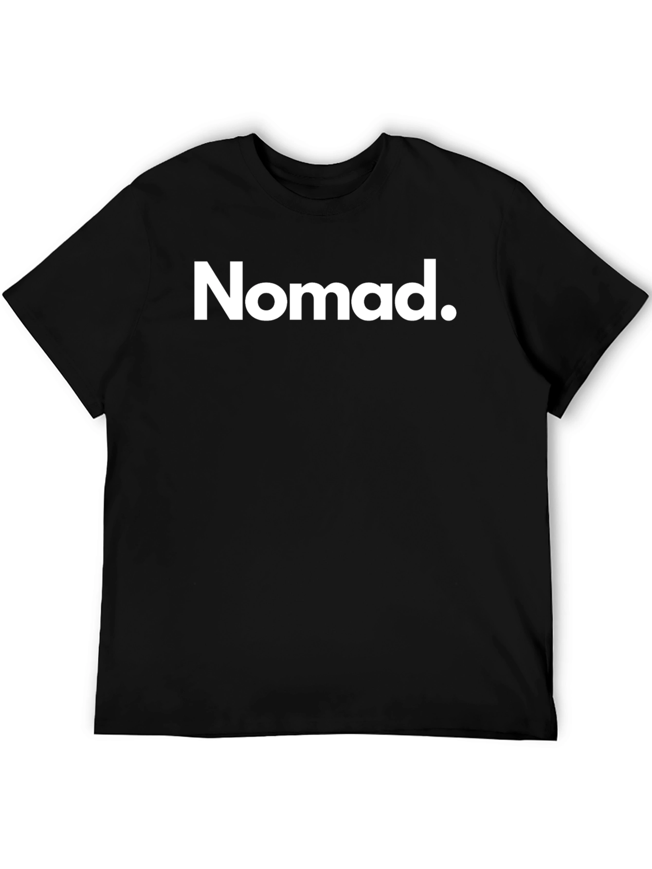 Nomad Black Crew Neck Graphic Tee Shirt