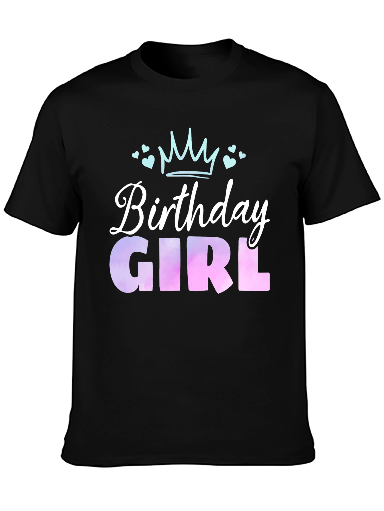Birthday Girl T-Shirt - Cute Crown Design