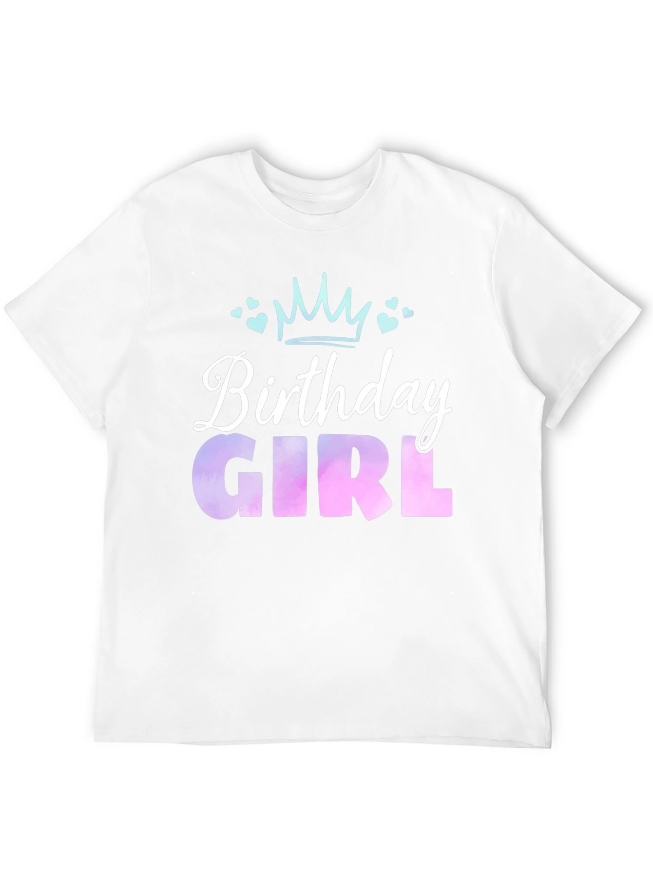 Birthday Girl T-Shirt - Cute Crown Design