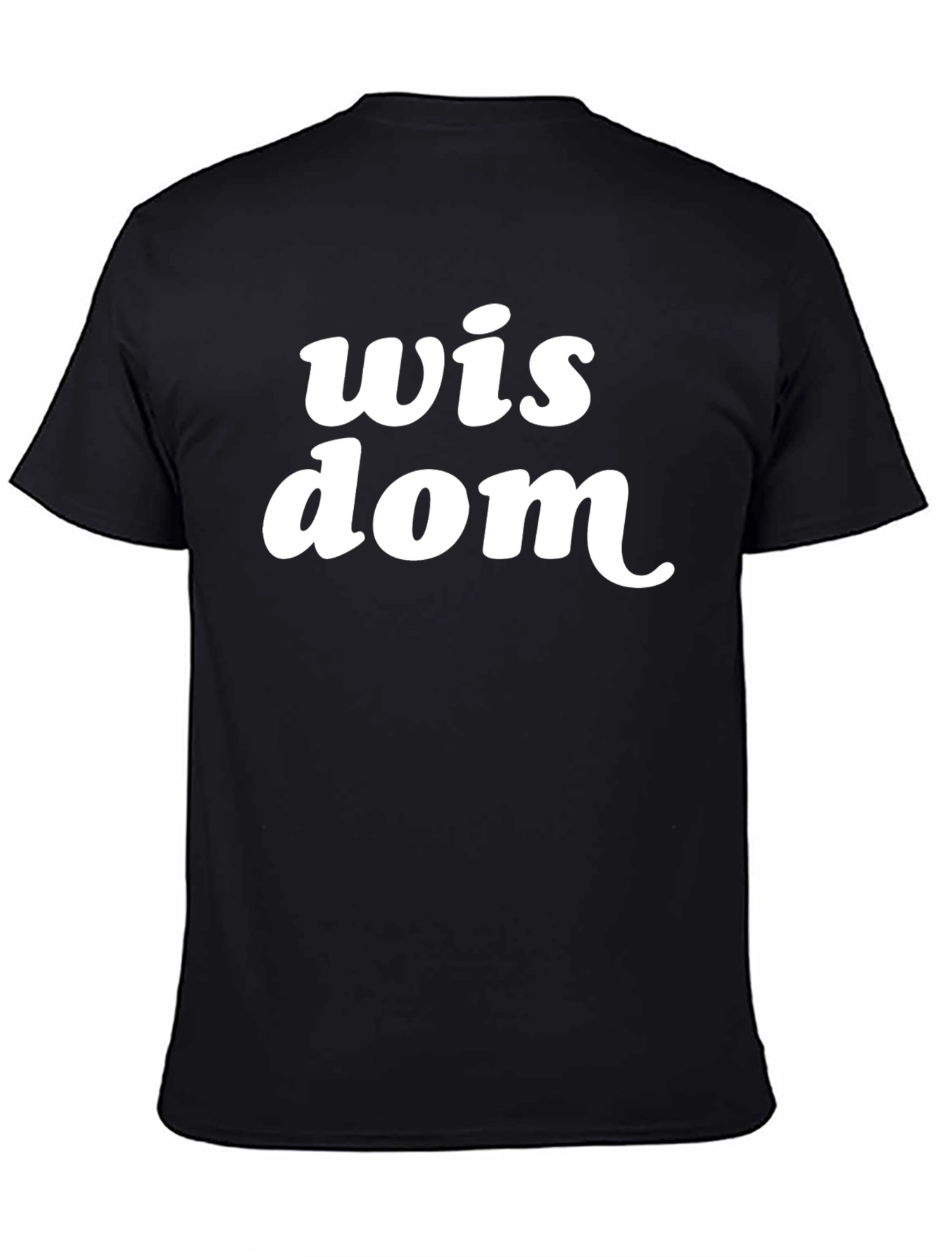 Wisdom Graphic Tee - Classic Black T-Shirt