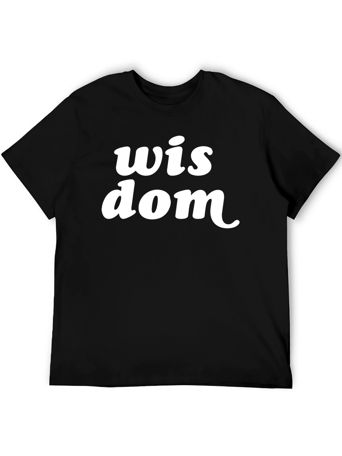 Wisdom Graphic Tee - Classic Black T-Shirt