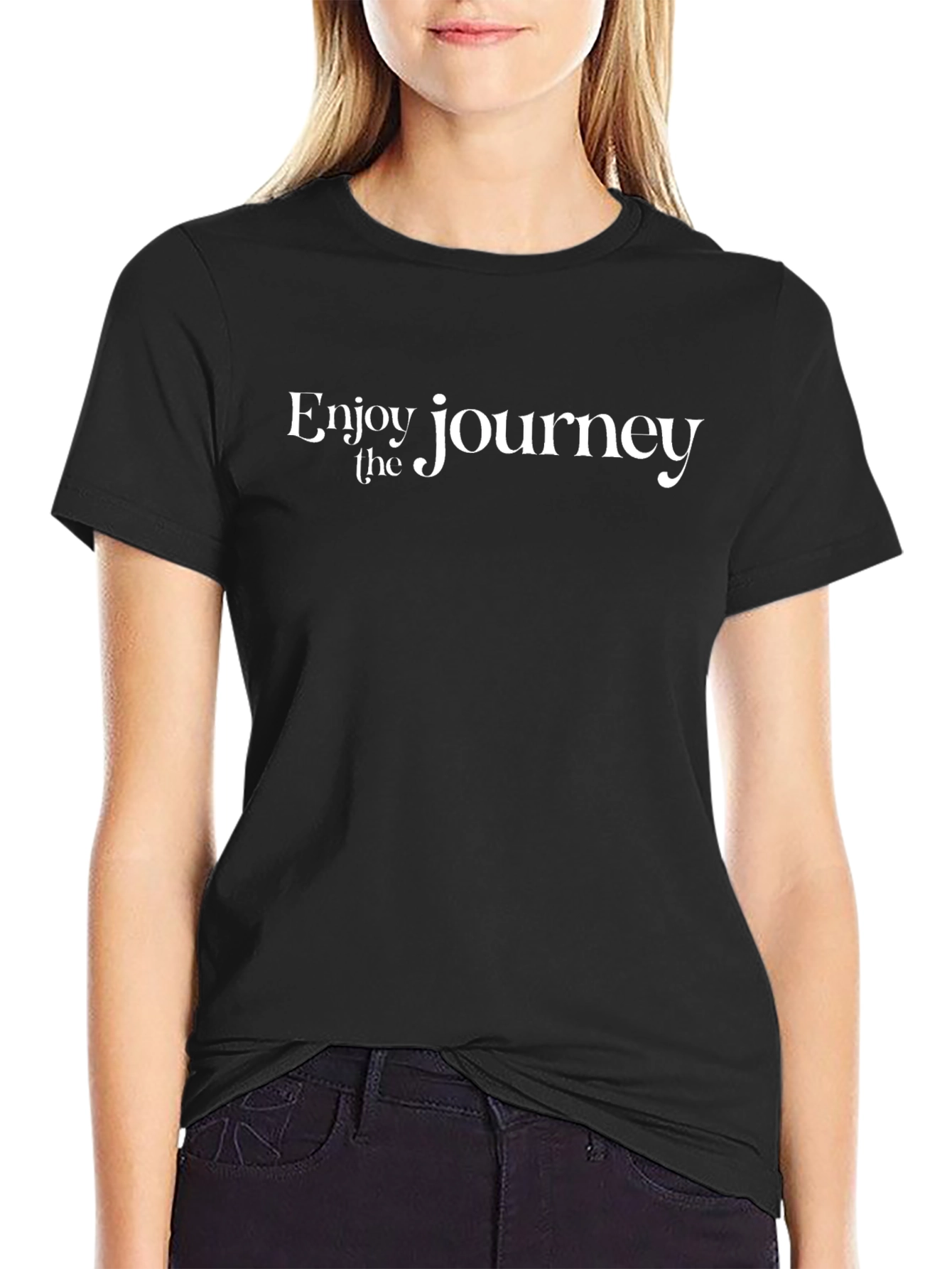 Enjoy the Journey Black Graphic Tee