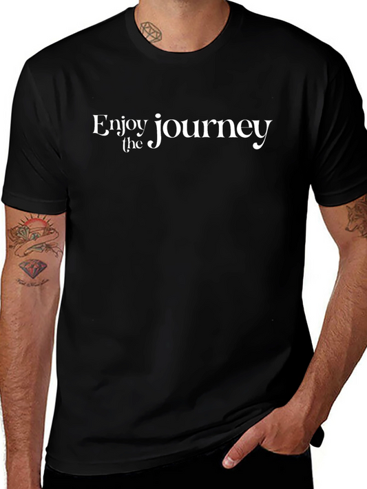 Enjoy the Journey Black Graphic Tee