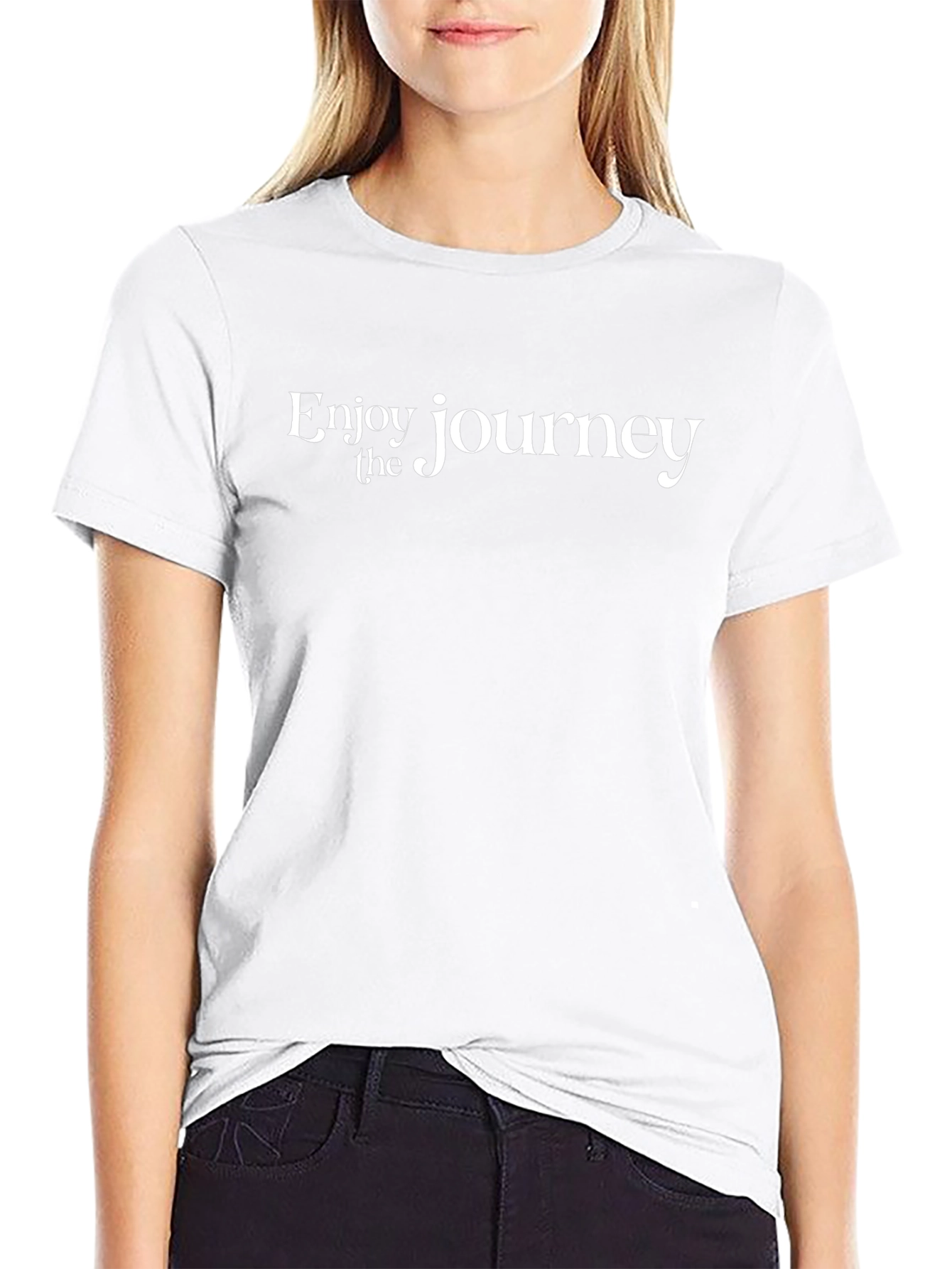 Enjoy the Journey Black Graphic Tee