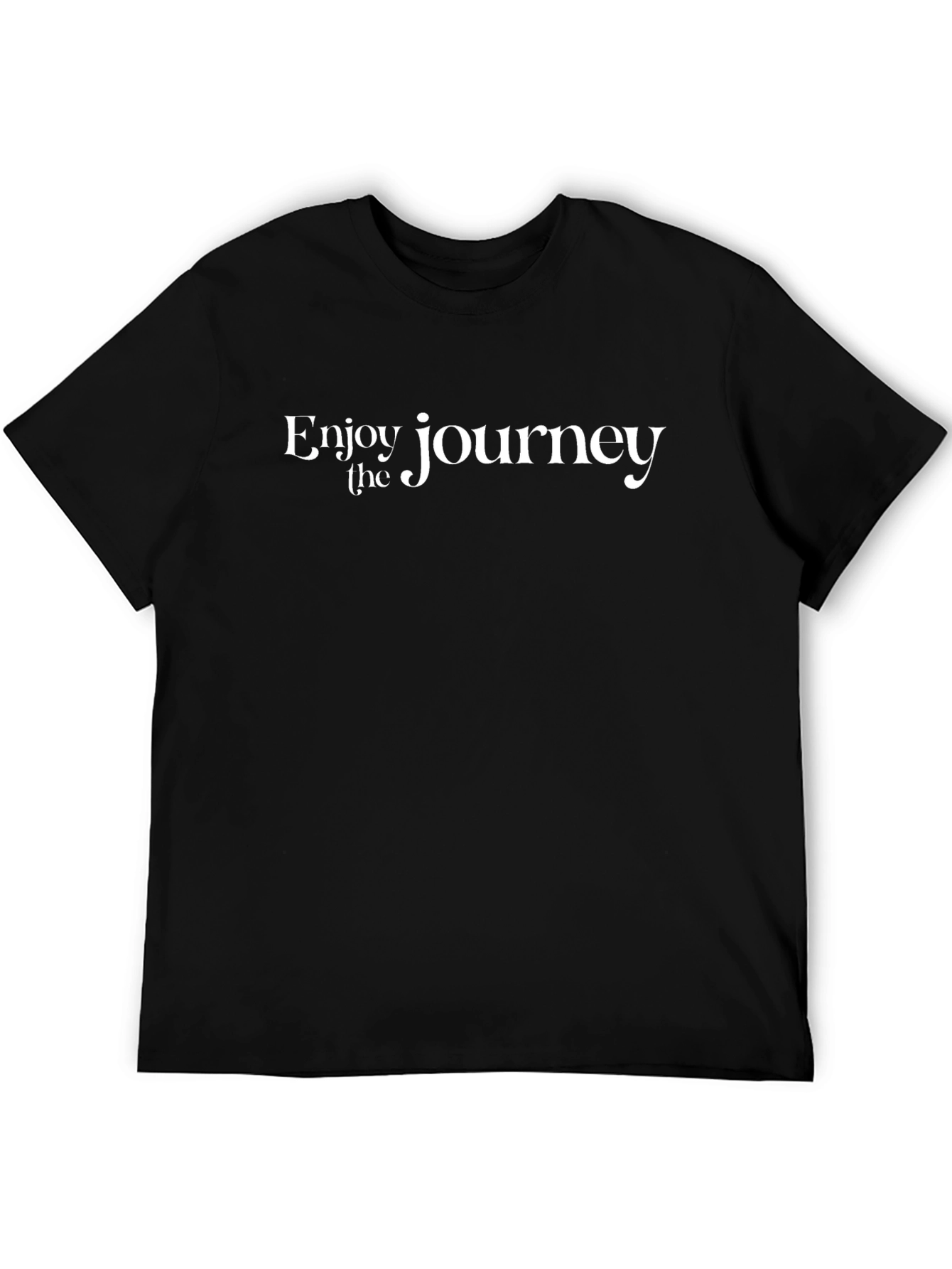 Enjoy the Journey Black Graphic Tee