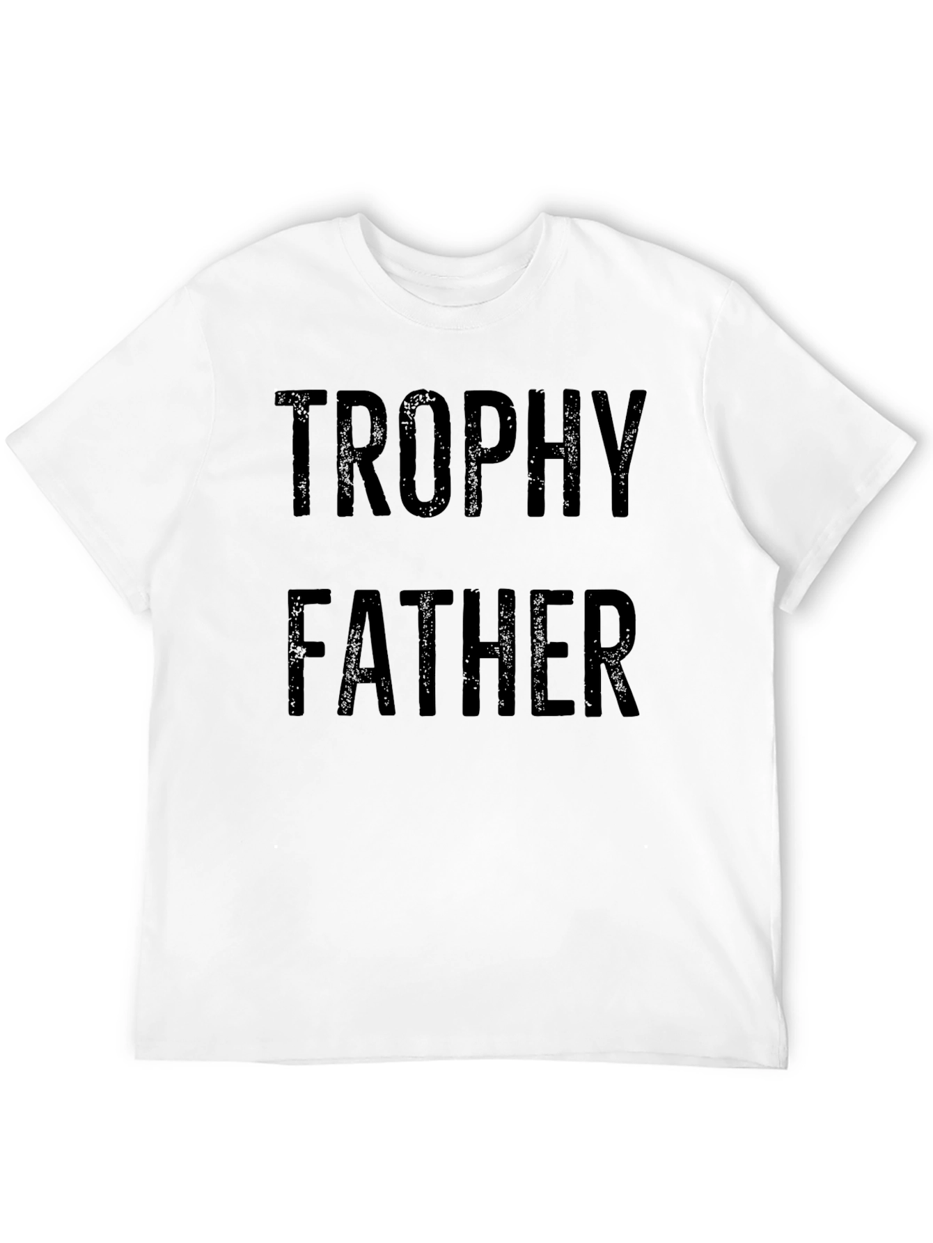 Trophy Father Graphic T-Shirt - Black