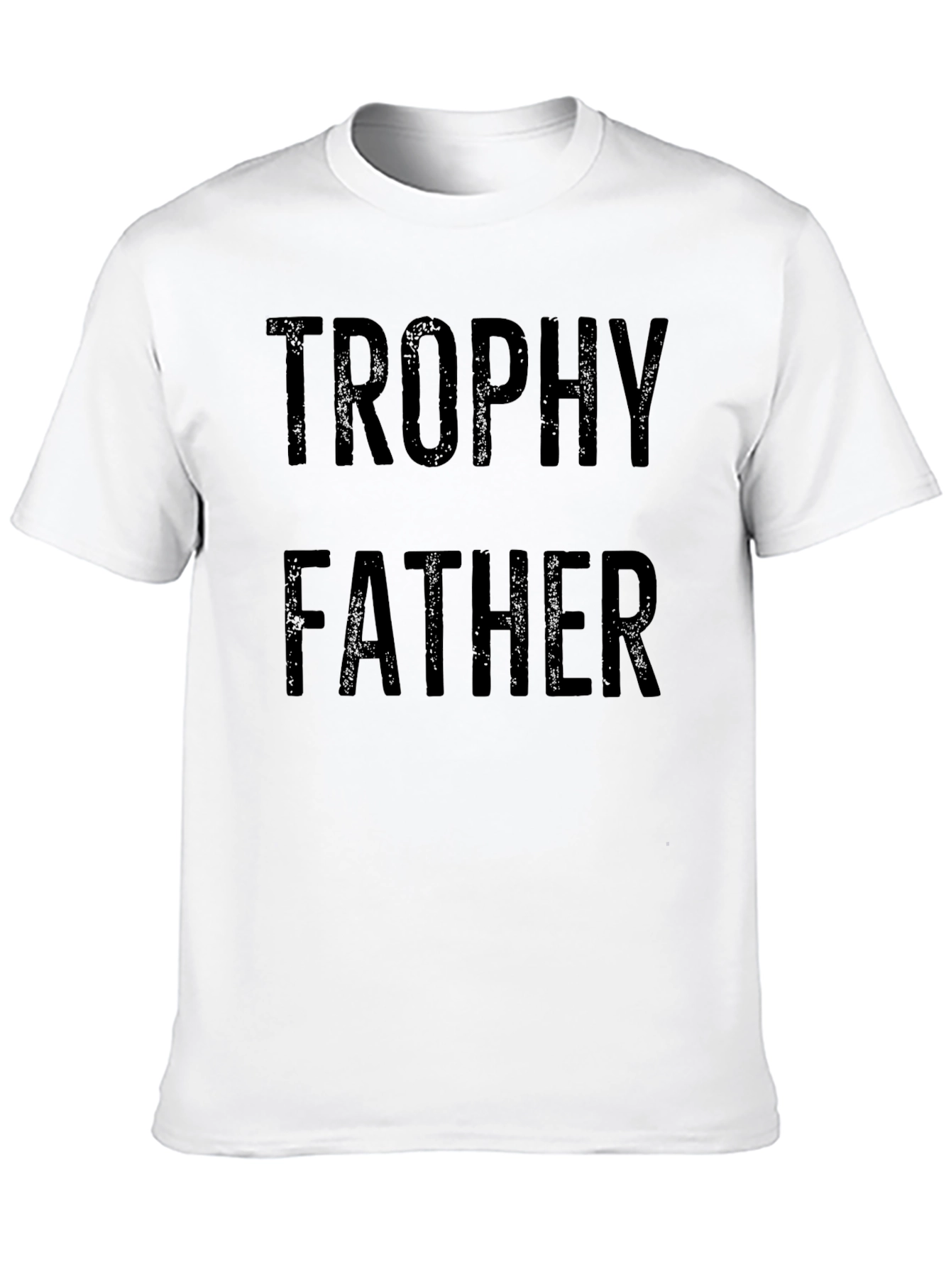 Trophy Father Graphic T-Shirt - Black